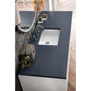 Glossy White / Charcoal Soapstone - 3 Faucet Holes