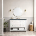 Bright White / Parisien Bleu - 3 Faucet Holes