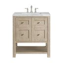 Whitewashed Oak / Victorian Silver - 3 Faucet Holes