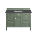 Smokey Celadon / Charcoal Soapstone - 3 Faucet Holes
