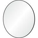 Renwil Posadas 36" Tall Round Wall Mirror - Black