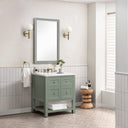 Smokey Celadon / White Zeus - 3 Faucet Holes