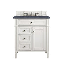 Bright White / Charcoal Soapstone - 3 Faucet Holes