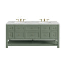 Smokey Celadon / Victorian Silver - 3 Faucet Holes