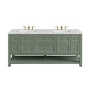 Smokey Celadon / Victorian Silver - 3 Faucet Holes