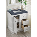 Bright White / Charcoal Soapstone - 3 Faucet Holes