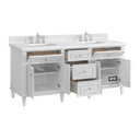 Bright White / White Zeus - 3 Faucet Holes