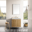 Light Natural Oak / Victorian Silver - 3 Faucet Holes
