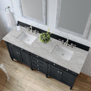 Black Onyx / Victorian Silver - 3 Faucet Holes