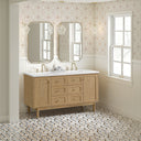 Light Natural Oak / White Zeus - 3 Faucet Holes