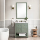 Smokey Celadon / White Zeus - 3 Faucet Holes