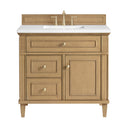 Light Natural Oak / White Zeus - 3 Faucet Holes