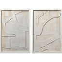 Renwil Pathfinder 20" Wide Wall Art - Off-White