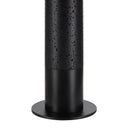 Renwil Kampen 28" Tall Matte Black Iron Table Lamp with Drum Linen Shade