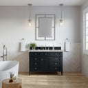 Black Onyx / Victorian Silver - 3 Faucet Holes