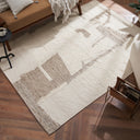 Renwil Grace 1' x 1' Ft Handwoven Indoor Rug - Ivory / Stone