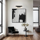 Renwil Oleandro 4.5" Height Wall Sconce - Black