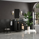 Black Onyx / Charcoal Soapstone - 3 Faucet Holes