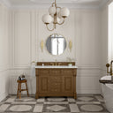Honey Oak / Ethereal Noctis - 3 Faucet Holes