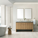 Light Natural Oak / Parisien Bleu - 3 Faucet Holes