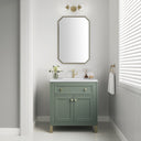 Smokey Celadon / White Zeus - 1 Faucet Hole