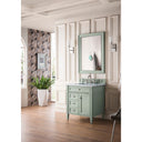 Sage Green / Carrara White - 3 Faucet Holes