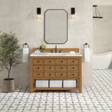 Carrara White - 3 Faucet Holes