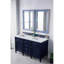Victory Blue / Carrara White - 3 Faucet Holes