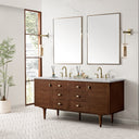 Mid-Century Walnut / Eternal Jasmine Pearl - 3 Faucet Holes