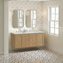 Light Natural Oak / Victorian Silver - 3 Faucet Holes