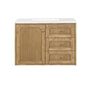 Light Natural Oak / White Zeus - 3 Faucet Holes