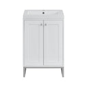 Glossy White / Brushed Nickel
