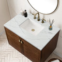 Mid-Century Walnut / Ethereal Noctis - 3 Faucet Holes