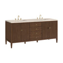 Mid-Century Walnut / Eternal Marfil - 3 Faucet Holes