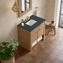 Seaside Oak / Charcoal Soapstone - 3 Faucet Holes