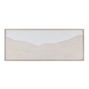 Renwil Bobier 60" Wide Wall Art with Wood Frame - Cream