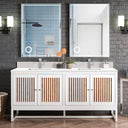 Glossy White / White Zeus - 1 Faucet Hole