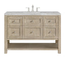 Whitewashed Oak / Victorian Silver - 3 Faucet Holes