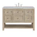 Whitewashed Oak / Victorian Silver - 3 Faucet Holes