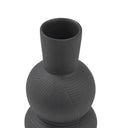 Renwil Icarus Indoor Ceramic Stoneware Vase - Matte Black