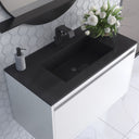 Glossy White / Matte Black / Charcoal Black - 1 Faucet Hole