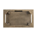 Weathered Timber / Glossy White