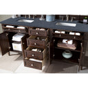 Burnished Mahogany / Charcoal Soapstone - 3 Faucet Holes