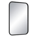 Renwil Kaja 36" Tall Rectangle Wall Mirror - Black