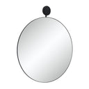 Renwil Adamas 42" H x 36" W Wall Mirror - Black