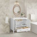 Bright White / White Zeus - 3 Faucet Holes