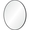 Renwil Claribel 30" Tall Round Wall Mirror - Black