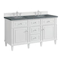 Bright White / Parisien Bleu - 3 Faucet Holes