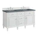 Bright White / Parisien Bleu - 3 Faucet Holes