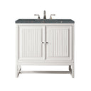 Glossy White / Parisien Bleu - 3 Faucet Holes